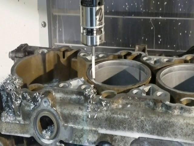 LN Engineering Nickies M96 Engine Block Reconditioning - Probing