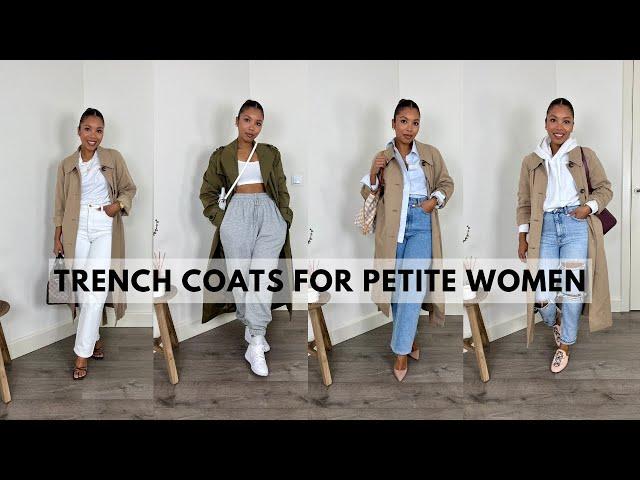 7 WAYS TO WEAR A TRENCH COAT | HOW TO MAKE A TRENCH COAT LOOK BETTER FOR PETITES AND CURVY BODY