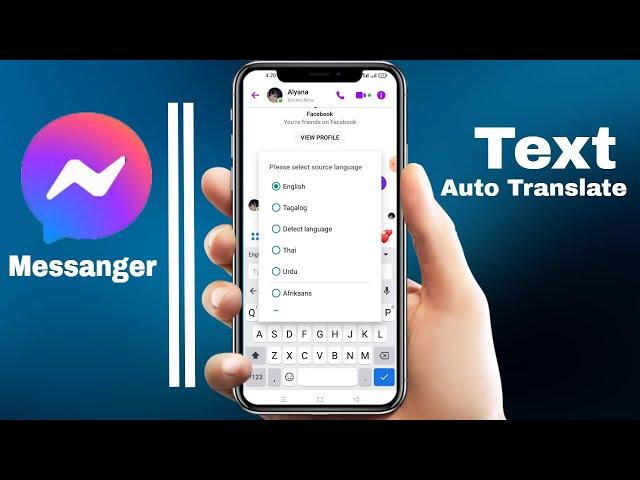 How to Translate Facebook Messenger Language || Google Translate On FB Messenger 2022