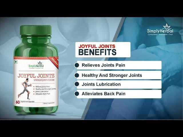 Joyful Joint Supplement - Relief Joint Pain, Joints Lubrication, Back Pain & Healthy Stronger Joint