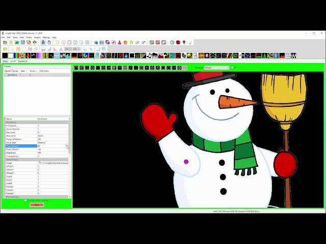 xLights DMX Servo model with Images