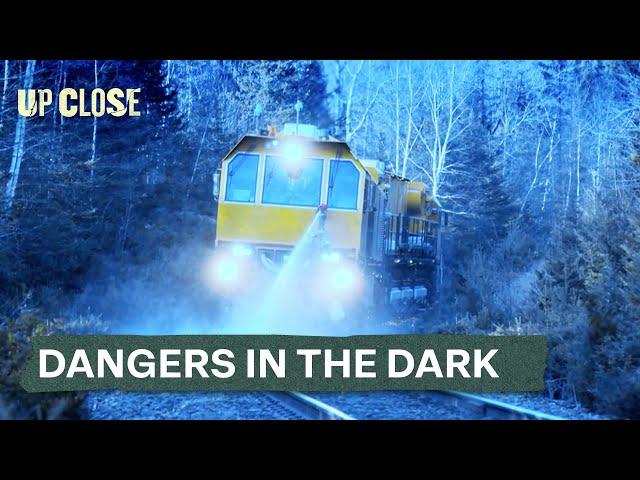 Dangers in the Dark: Losing Half the Train | Extreme Ice Railroad | Up Close