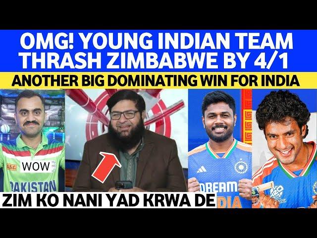 OMG! Young Indian Team THRASH Zim By 4/1 | Another BIG Win Show Real DOMINICE Of Indian Youngsters