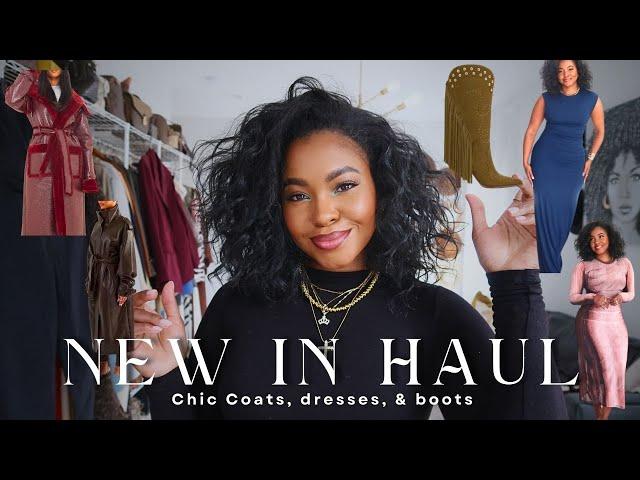 NEW IN HAUL || Chic Coats on SALE, dresses from a FAVE brand, boots that deserve a MOMENT!