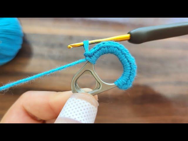 Wow.!Do not throw away old Opening Ring!You will Amazing resultsAWESOME EASY IDEA!CROCHET GIFT