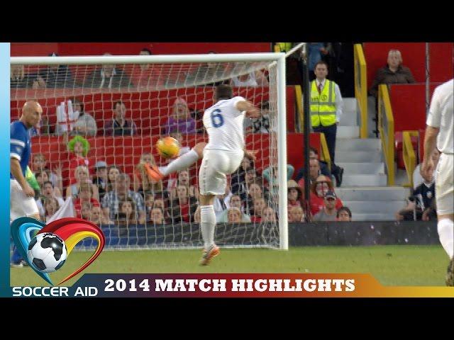 Soccer Aid 2014 Match Highlights