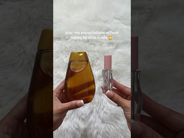 DIY: honey lip oil  #diy #fyp #viralvideo #viralshorts #makeup #gisou #lipoil #didelina