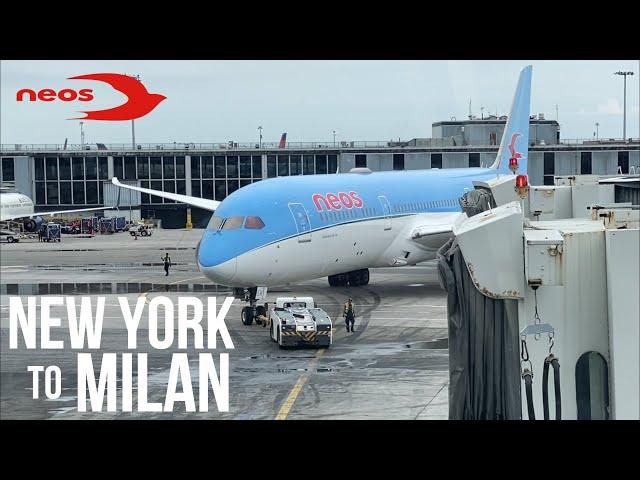 NEOS 787-9 | New York to Milan with Italy's Second Largest Airline | Economy