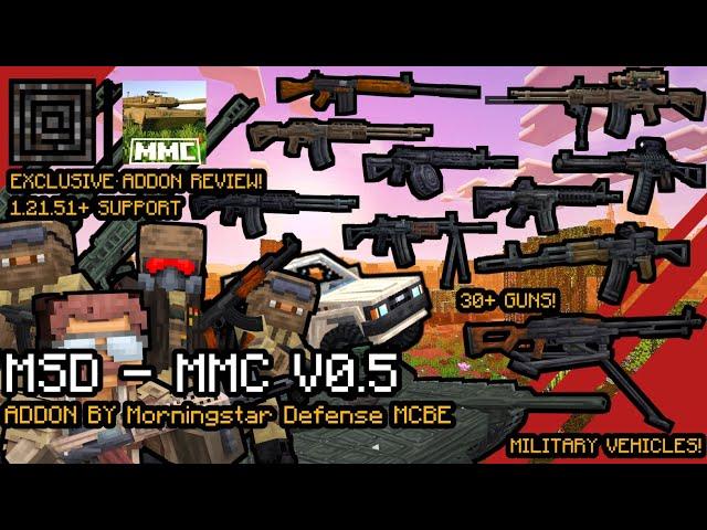 Morningstar MilSim Community Addon! Military Gun Addon for Minecraft Bedrock PE | Creator Crafter321