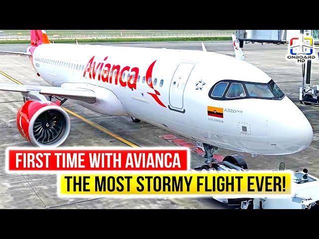 TRIP REPORT | Massive Storms and One Hurricane! | AVIANCA A320Neo Business | New York to Bogota