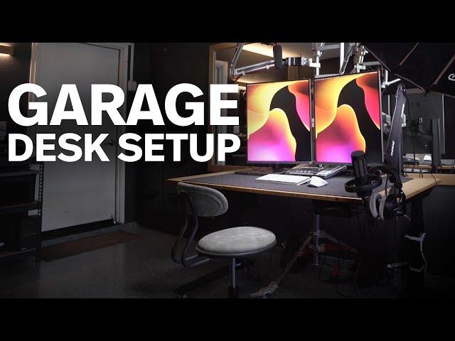 How I Setup My Desk in the Garage