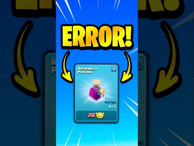 BUY RESOURCE POTIONS FOR GEMS?! #coc #clashofclans #cocupdate