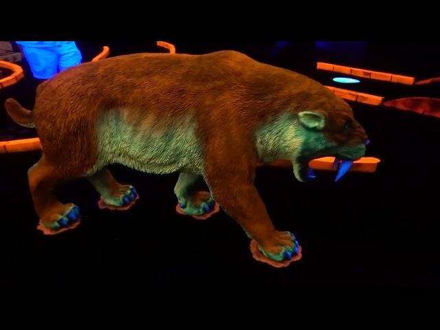 Jurassic Blacklight Mini Golf - Full Walk Thru