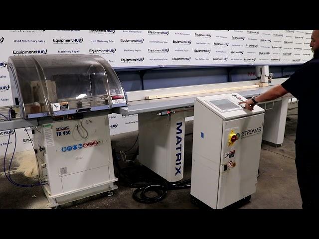 Stromab TR 450 Optimizing Cut-off Saw w/ 19' Matrix Opti Infeed System