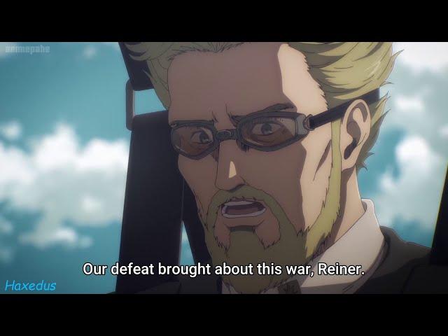 Attack on Titan Season 4 Episode 1 - Zeke destroys The Allies' Naval Fleet