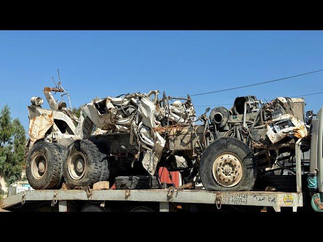 Hino Truck Cabin was Fully Destroyed by Road Accident | Complete Truck Restoration Process by (HT)