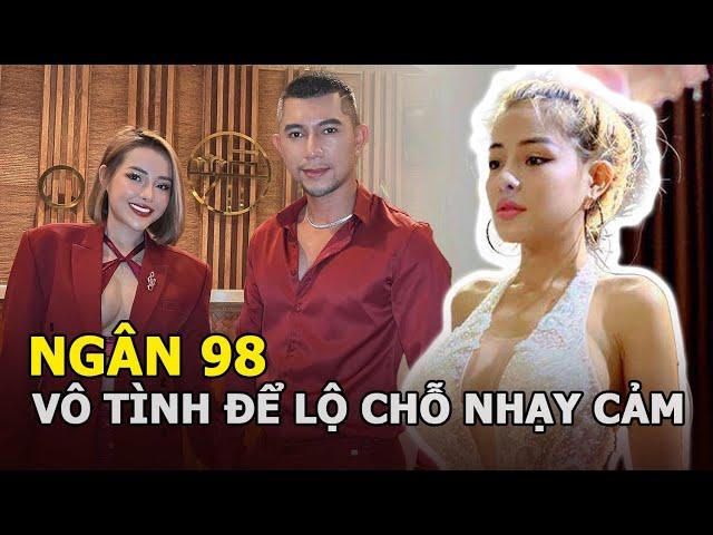 Ngân 98 diện đồ đôi với Lương Bằng Quang nhưng lại vô tình để lộ chỗ nhạy cảm