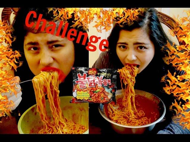 EXTREME HOT SPICY RAMEN CHALLENGE !!!