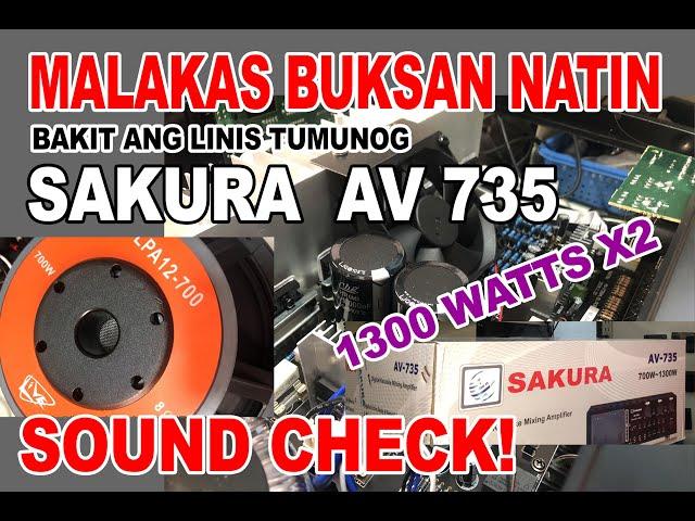 Sakura AV 735 LAMAN LOOB Bakit  ganda TUMUNOG? Tapus Lakas pa| buksan natin