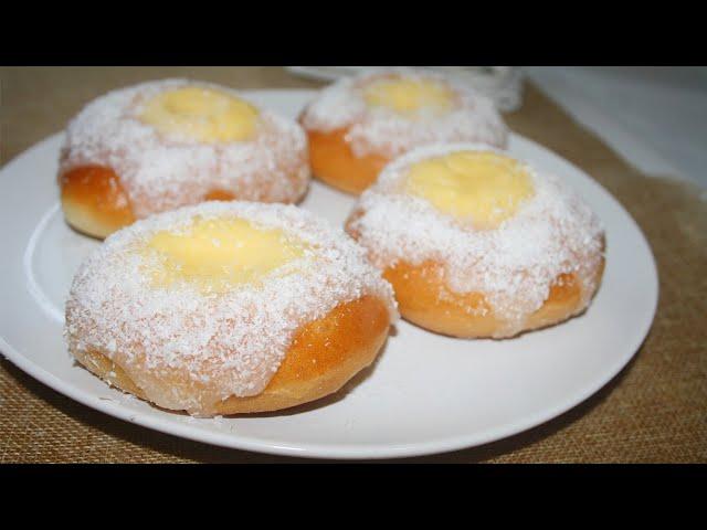 Skoleboller | Norwegian Custard buns | Custard bun | Paradise cloud