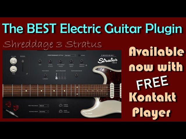 The BEST Electric Guitar Plugin Available Now With FREE Kontakt Player