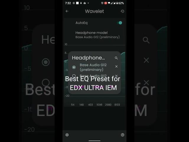Wavelet Preset for KZ EDX Ultra IEM #kz #iem #audiophile