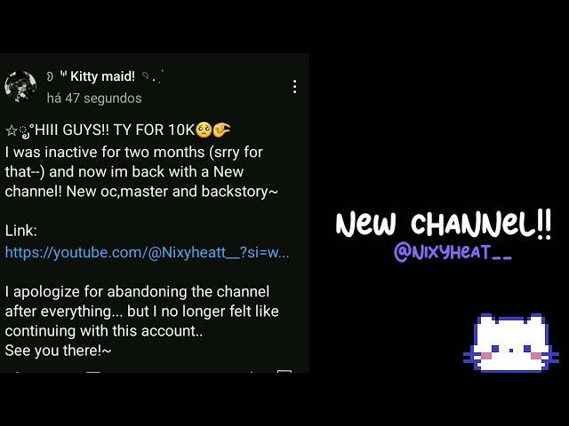 ꒳​˓ ꒱New channel! ˗ˏˋ