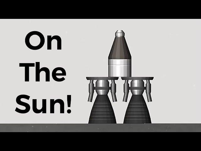 Launching a rocket from the sun in sfs