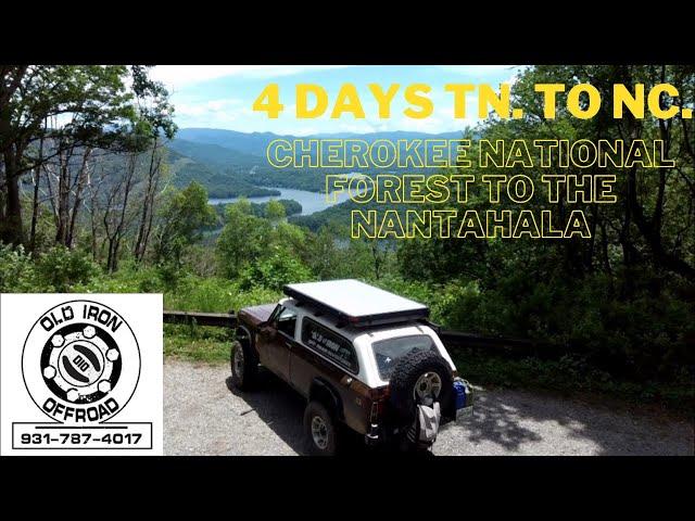 4 days of adventure in the Scout. Overlanding in the Cherokee National Forest on into the Nantahala