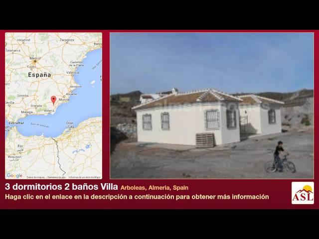 3 dormitorios 2 baños Villa se Vende en Arboleas, Almeria, Spain