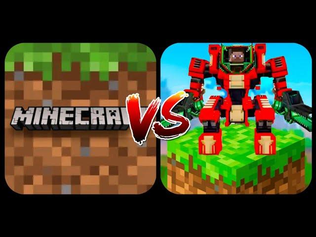 Minecraft vs Craftsman Robot