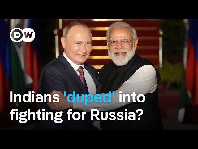 Modi to meet Putin as Indian men fight for Russia in Ukraine | DW News