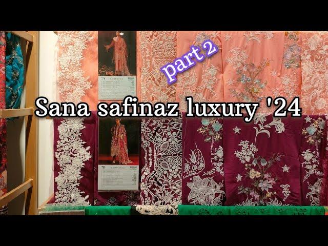 Sana safinaz luxury lawn 2024 | Sana safinaz festive collection