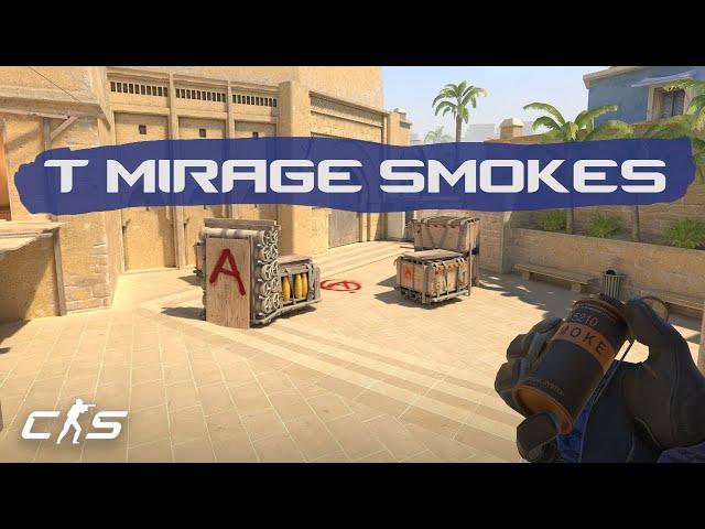 CS2 Mirage - Win T-side with these EASY smoke lineups