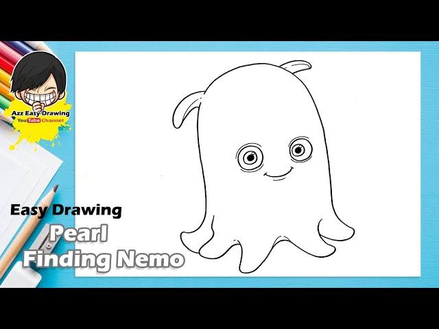 Easy Drawing Pearl from Finding Nemo
