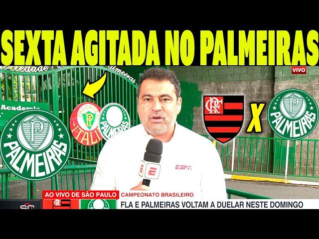 AGORA! SEXTA FEIRA AGITADA NO PALMEIRAS! ABEL FERREIRA JÁ PREPARA O TIME PARA O JOGO CONTRA FLAMENGO