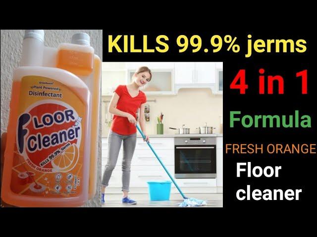 GreeNeem Best Floor Cleaner, Kill 99.9% Jerms |Fresh orange 4 in 1 Formula |product review