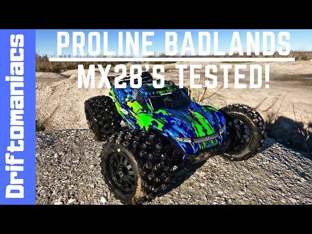 Proline Badlands MX28 Review On Rustler 4x4 VXL