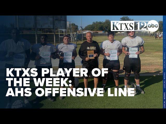 KTXS Player of the Week: Abilene High's Offensive Line