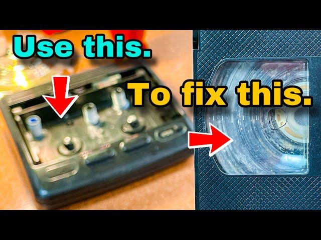 MOLD ON TAPES! How I Clean VHS VIDEO TAPES ** DIGITIZING HOME MOVIES