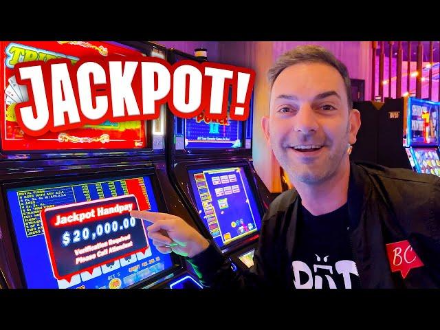 When I'm Not Playing Slots, I WIN a $20k Video Poker JACKPOT!