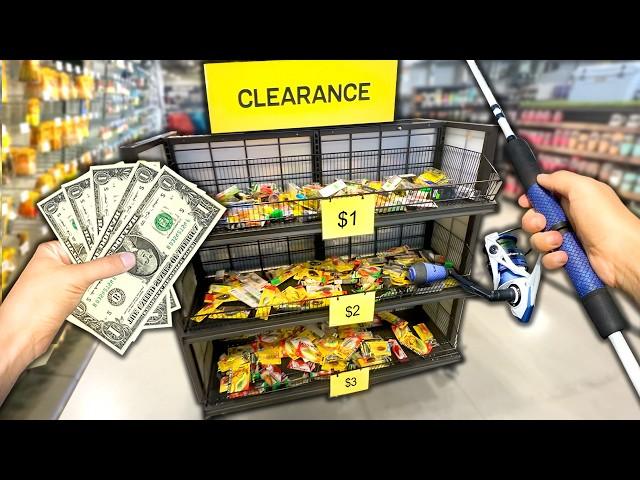 CLEARANCE Gear ONLY Fishing Challenge (Insane Finds)