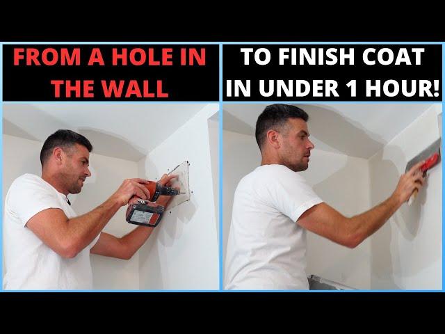 How to Patch Drywall Fast and How Much I Charge For it!