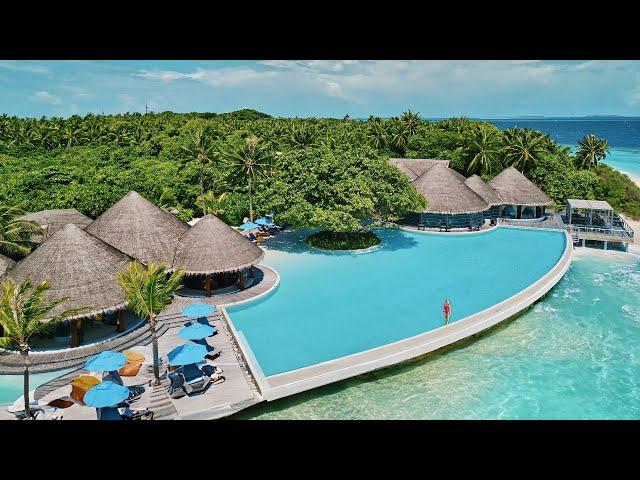 Dusit Thani Maldives, Amazing 5-star resort (full tour)