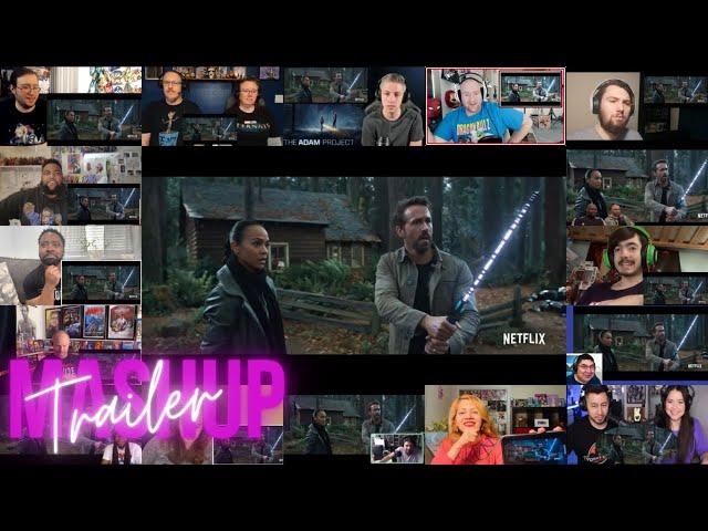 The Adam Project - Trailer Reaction Mashup  Ryan Reynolds - Netflix