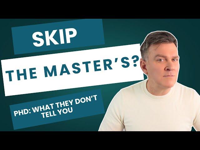 Applying to a PhD Without a Masters? Top Mistakes & How to WIN (2025)