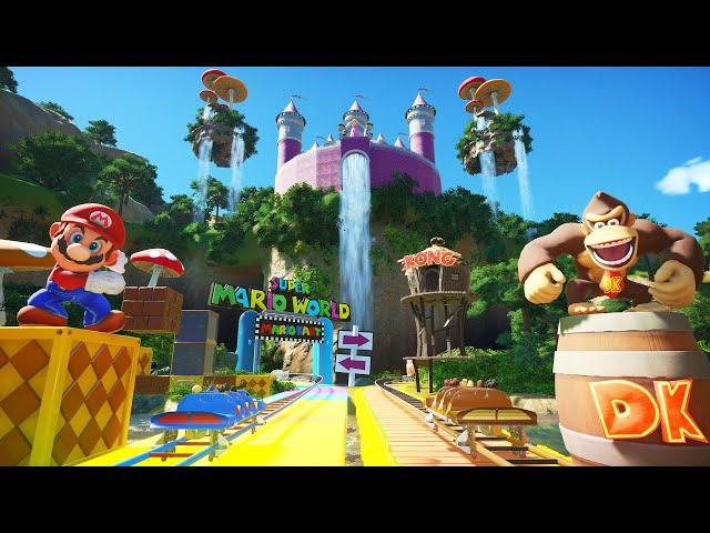 Race as MARIO or DONKEY KONG! Roller Coaster Adventure! POV