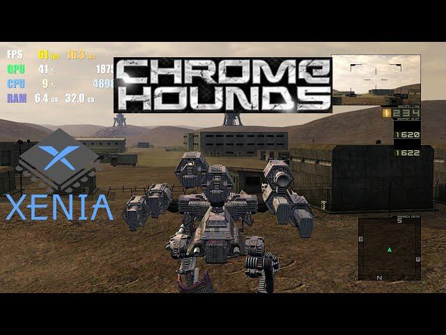Xenia Master a6954ace | Chromehounds 60FPS HD | Xbox 360 Emulator Gameplay