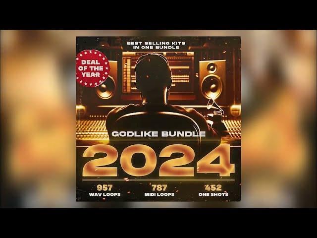 [ROYALTY-FREE] 2024 Godlike Bundle - Multi Genre Sample Pack, Loop Kit, Drum Kit ( 2190+ Files )