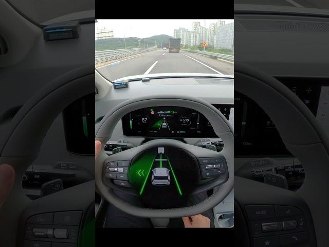 Kia EV3 cruise control driving vehicle display